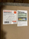 Rab Lighting SWISH2X4-39N/D10 Led Recessed Center Basket Troffer 4000K. Fixed Price $49.00.