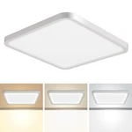 16 Inch Square Flush Led Ceiling Light Fixture, 40W Surface Mounted Fla.... Fixed Price $56.37.