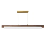 ET2 E24932 Joist 45"W Led Suspension Linear Pendant - White Alabaster / Natural. Fixed Price $448.00.
