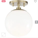 Mitzi H105601-AGB Stella-one Light Semi-flush Mount STYLE-7.5 Inches. Fixed Price $80.00.
