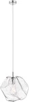 Access Lighting 63126LEDDLP Chrome/clear Boulder 12"W Pendant - 2200K. Fixed Price $70.00.