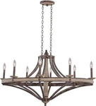 Coronado 8 Light Chandelier In Florence Gold. Fixed Price $7025.00.