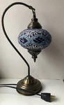 Mosaic Swan Neck Nightlight Lamp Moroccan Hand Crafted For Use. Fixed Price $39.00.