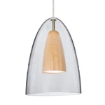 Besa Lighting 1LT Cord Pendant, Nk/clear/natural 1JT-DANOCLNA-LED-SN. Fixed Price $576.00.