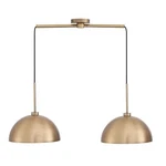 Nathan James Percy Modern 2-LIGHT Pendant Island Fixture, Brass Hanging. Fixed Price $109.88.