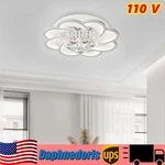 Modern Acrylic Led Ceiling Light Crystal Flower Shaped Chandelier Lamp Fixture. Fixed Price $76.90.