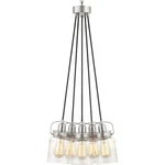 Progress Lighting P400133 Nickel Calhoun 5-LIGHT 29"W Multi Pendant. Fixed Price $95.89.