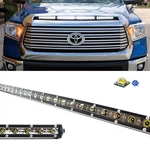 108W 36" Led Light Bar W/ Hood Scoop Bulge Mounting Wiring 14-21 Toyota Tundra. Fixed Price $141.09.