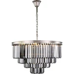 Elegant Lighting 1231D32PN-SS/RC Sydney Chandelier Polished Nickel. Fixed Price $1872.00.
