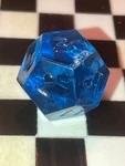 Rare Early Vintage Unknown Maker D12 Jumbo Blue Gem Rpg Dice 120723. Fixed Price $35.00.