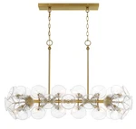 Minka Lavery 3659 Winter 12 Light 39"W Linear Chandelier - Brass. Fixed Price $1079.20.