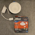 Halo Quicklink 4 In. Selectable Cct 2700-5000K Led Canless Downlight, Dimmable. Fixed Price $12.99.