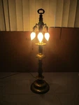 Antique Solid Brass/bronze Baluster Form Light Table Lamp 32" Stiffel ??. Fixed Price $499.99.