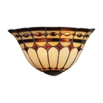 Elk 08032-BC Tiffany Glass Diamond Ring 2-LIGHT Sconce, 7-INCH, Burnished Copper. Fixed Price $59.95.