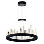 Black Led Chandelier From The Juliette Collection. Fixed Price $410.00.