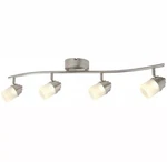 Hampton Bay 4-LIGHT Brushed Nickel Led Track Lighting Kit 1001 715 211. Fixed Price $29.99.