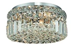 Elegant Lighting Maxim 4-LIGHT Flush Mount Crystal Chandelier Chrome 2030F12C. Fixed Price $196.00.
