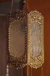 Vintage Victorian Pendant Style Gothic Swag Hanging Light Gim 3054 Refurbish. Fixed Price $500.00.