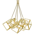Golden Lighting 2086-5P Cassio 28"W Multi Pendant Olympic. Fixed Price $321.43.