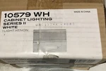 Kichler 10579WH Under Cabinet Light Direct-wire 1LT Xenon 120V/18W White. Fixed Price $29.95.
