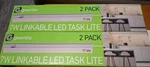 Greenlite 7W Linkable Led Task Light (2) Pack 12" Bright White Nib W/hardware. Fixed Price $22.00.