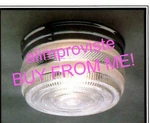 8" Drum Chrome Vintage Glass Retro Ceiling Light Fixture Kitchen Bath New 1108. Fixed Price $59.95.