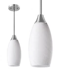 Edishine Pendant Light, Handmade Art Glass, Adjustable Hanging Lamp Kitchen. Fixed Price $42.99.