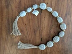 Pottery Barn Wood Beaded Rope - Open Box. Fixed Price $49.00.