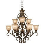 Crystorama Norwalk Light Bronze Umber Chandelier 7409-BU. Fixed Price $1159.99.