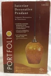 New 148380 Portfolio Interior Decorative Pendant Aurora Leopard Murano W/copper. Fixed Price $49.99.