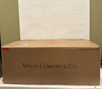 Visual Comfort CHC1408SHS-SG Paris Flea Market Light 32" Chandelier Silver. Fixed Price $3379.99.