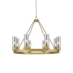 Innovations Lighting 617-8CR-28-36-8 Boreas Chandelier Brushed Brass. Fixed Price $1599.40.