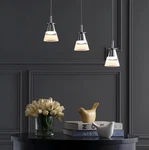 Jonathan Y Alain 19.5" Adjustable Cascading Metal Integrated Cluster Chrome. Fixed Price $88.99.