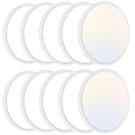 Led Ceiling Light 10 Pack 12 Inch 28W 3200LM Flush Mount White CL17A Zemty. Fixed Price $209.99.