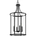 Progress Lighting Gilliam 15 In. 4-LIGHT Matte Black Hall Shaded Foyer. Fixed Price $299.99.