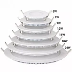 Led Recessed Panel 3/6/9/12/18/24W Ceiling Down Lights Lamp Round Square. Fixed Price $50.99.