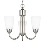 Sea Gull Lighting Seville 3-LIGHT Brushed Nickel Chandelier. Fixed Price $69.99.