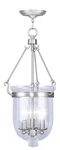 Livex Lighting 5064-91 Jefferson 3 12 Inch Brushed Nickel Chain Lantern. Fixed Price $362.07.