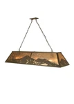Meyda Tiffany 72323 Mountain Range Oblong Pendant Light Fixture, 60" Length. Fixed Price $1499.00.