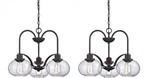 Quoizel TRG5103OZ Trilogy Light Dinette Chandelier Old Bronze & Brown - 2 Pack. Fixed Price $628.21.