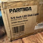 Parmida (24 Pack) 5/6 Inch Dimmable Led Disk Light Surface Flush Mount 15W. Fixed Price $129.00.