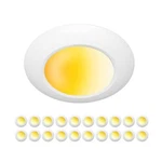 Zago 20 Packs 5CCT Switchable 6 Inch Led Disk Light Surface Mount Low Profile.... Fixed Price $145.04.