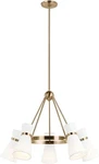 Generation Lighting 5-LIGHT Clark Chandelier Satin Brass 3190505-848 Ceiling. Fixed Price $574.00.