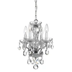Crystorama Traditional Spectra Light Chrome Mini Chandelier 5534-CH-CL-SAQ. Fixed Price $544.99.