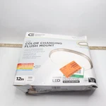 Commercial Electric Led Flush Mount Light Brushed Nickel & Oil-rubbed Bronze 12". Fixed Price $11.98.