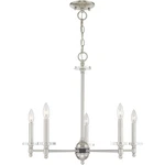 Livex Lighting 42705-91 Bennington Chandelier Brushed Nickel. Fixed Price $219.99.