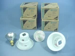 6 Lithonia Lighting 5" White Wet Recessed Finishing Trim W/ Bulb 5H20MW. Fixed Price $61.74.