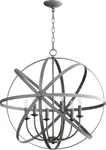 Quorum International 6009-6 Celeste Light 25-1/2"W Taper Candle Zinc. Fixed Price $747.00.