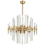 Cyan Design 6 Light Large Quebec Pendant, Aged Brass - 9224. Fixed Price $2783.75.