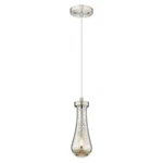 Innovations Owego 1LT 4" Cord Pendant, Sn/merc Glass 451-1P-SN-G451-4ME. Fixed Price $249.92.